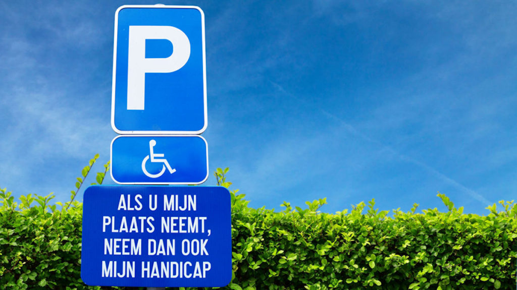 Gehandicapten-parkeerplaats